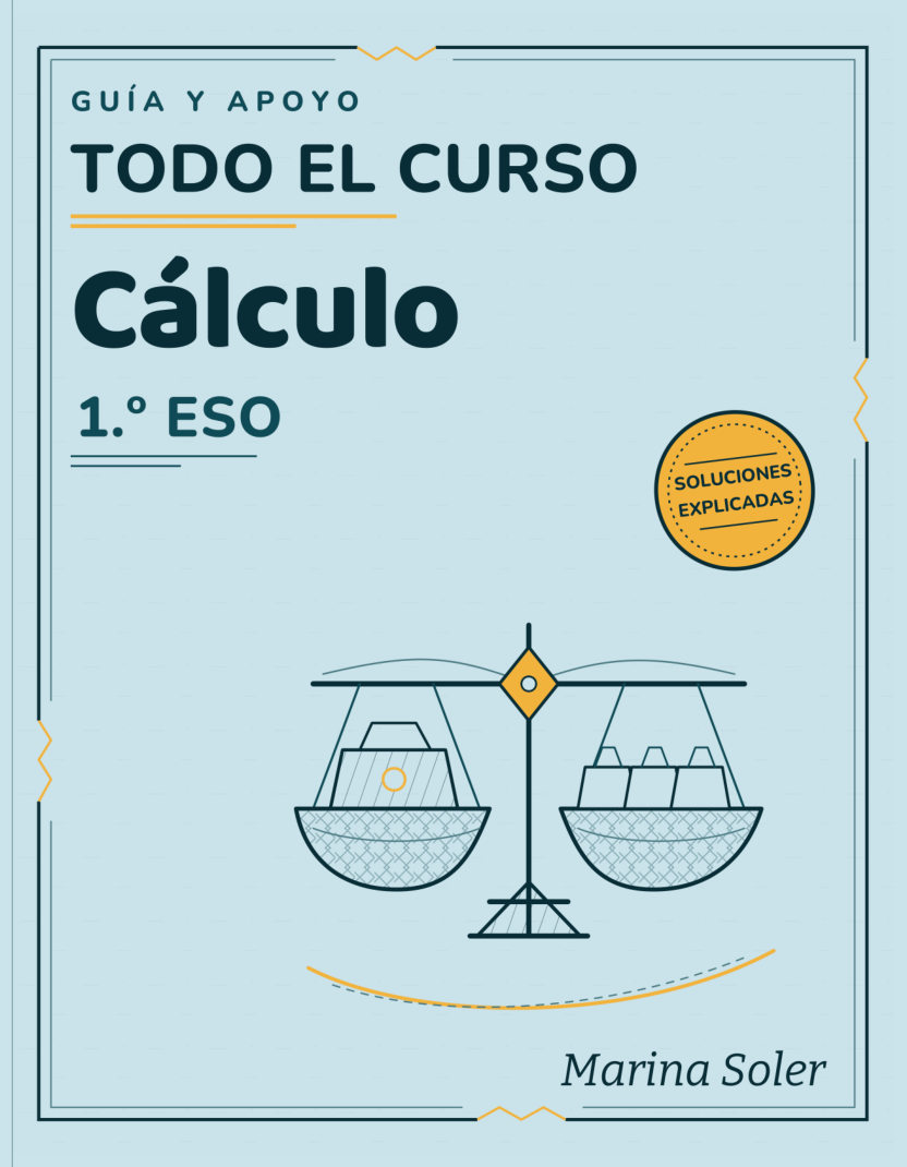 Portada de Cálculo 1.º ESO