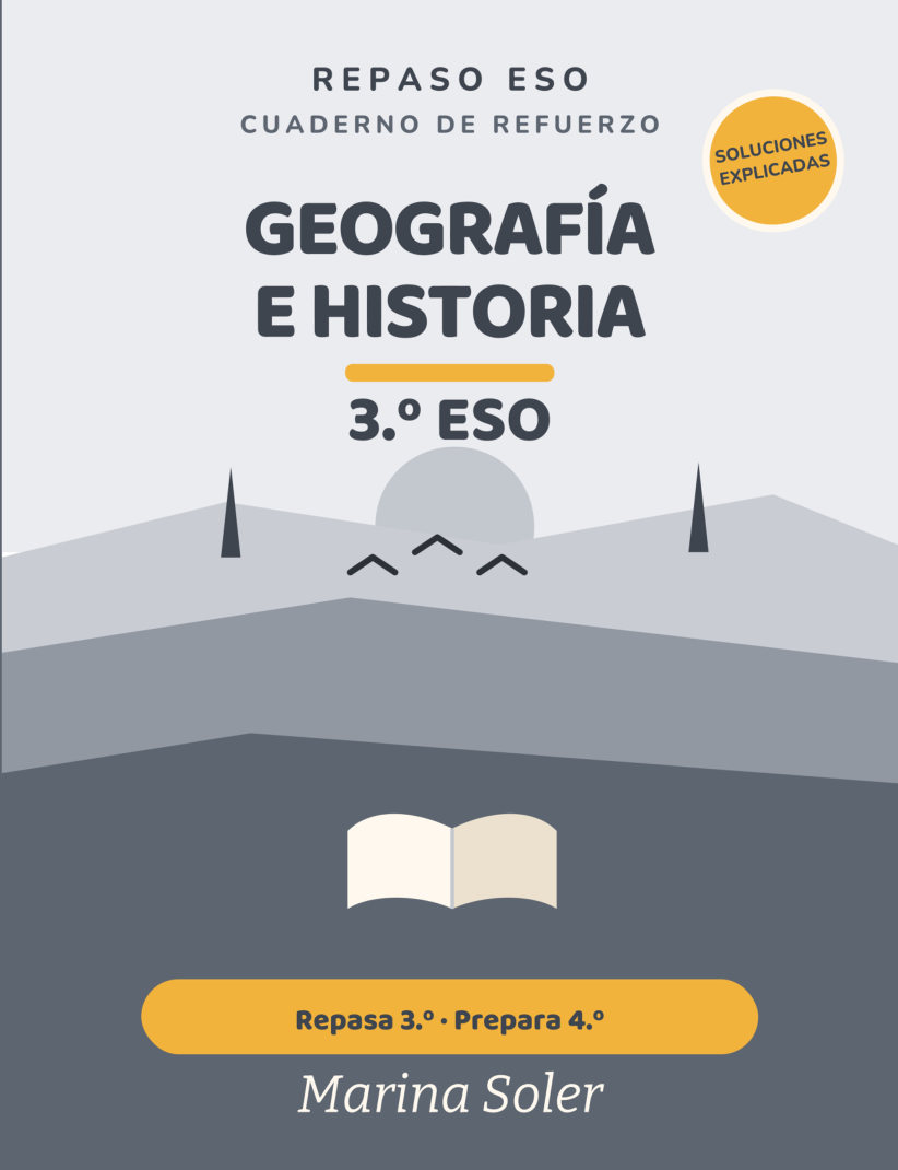 Portada de Geografía e Historia 3.º ESO. Cuaderno de refuerzo