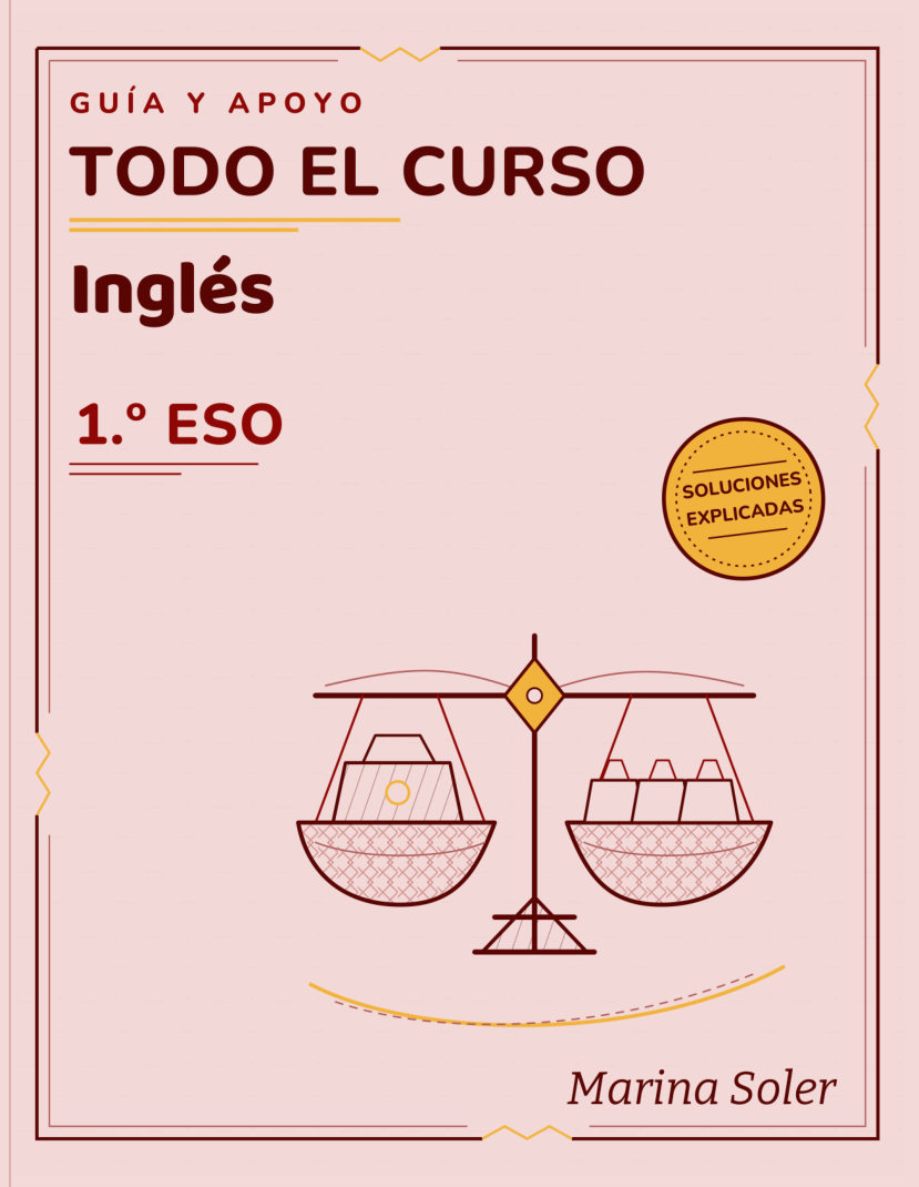 Portada de Inglés 1.º ESO — Cuaderno de Guía y Apoyo