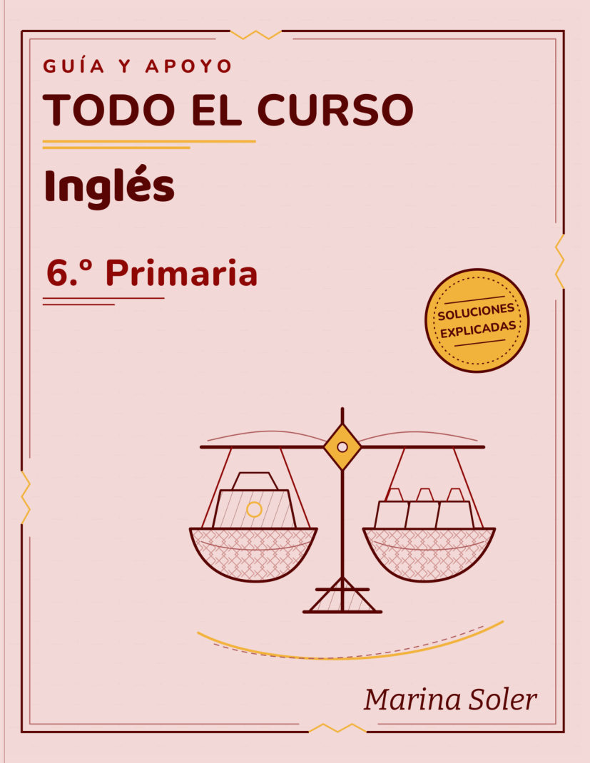 Portada de Inglés 6.º Primaria — Cuaderno de Guía y Apoyo