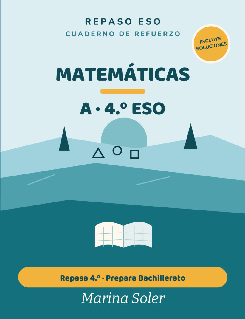 Portada de Matemáticas A 4.º ESO. Cuaderno de refuerzo