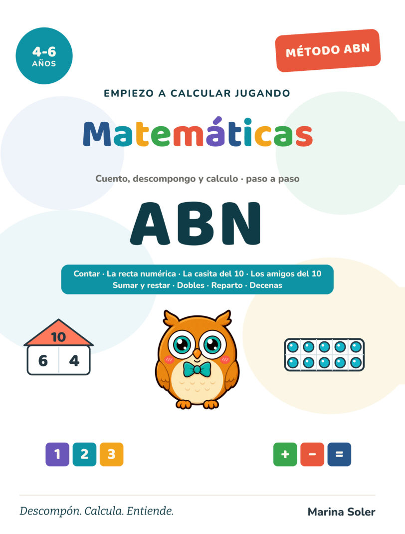 Portada de Matemáticas ABN para Infantil