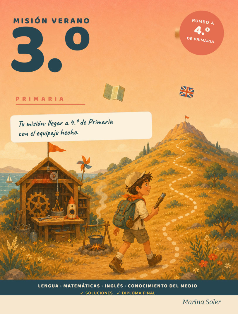 Portada de Misión Verano 3.º Primaria