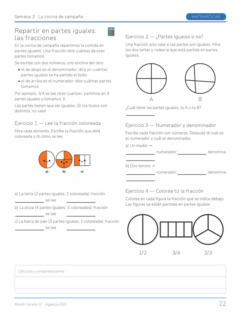 Página 24 del PDF editorial de Misión Verano 3.º Primaria